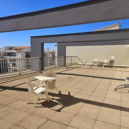 Climatise Centre Port Avec Piscine & Parking * 아그